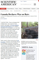 Canada Takes Getting Rid of Mice to the Next Level, Declares War Against the Vermin