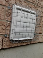 screened wall vent