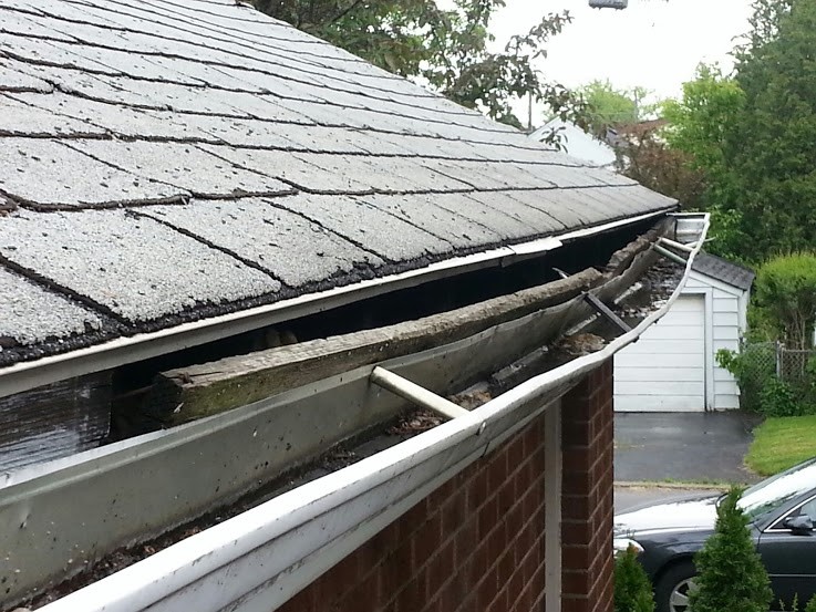 gutter damage