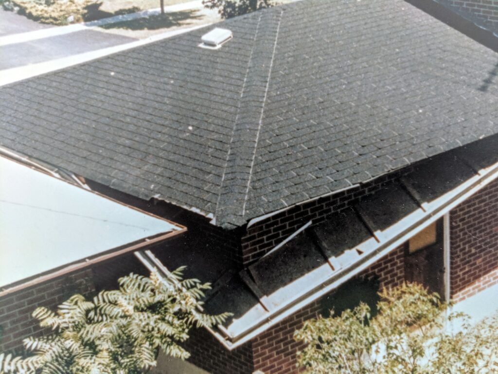 Destroyed attic