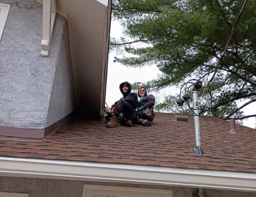 Skedaddle Tech on the roof