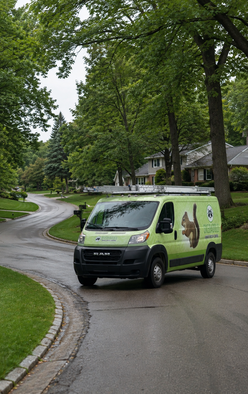 Skedaddle Humane Wildlife Control team member serving Brookfield homeowner