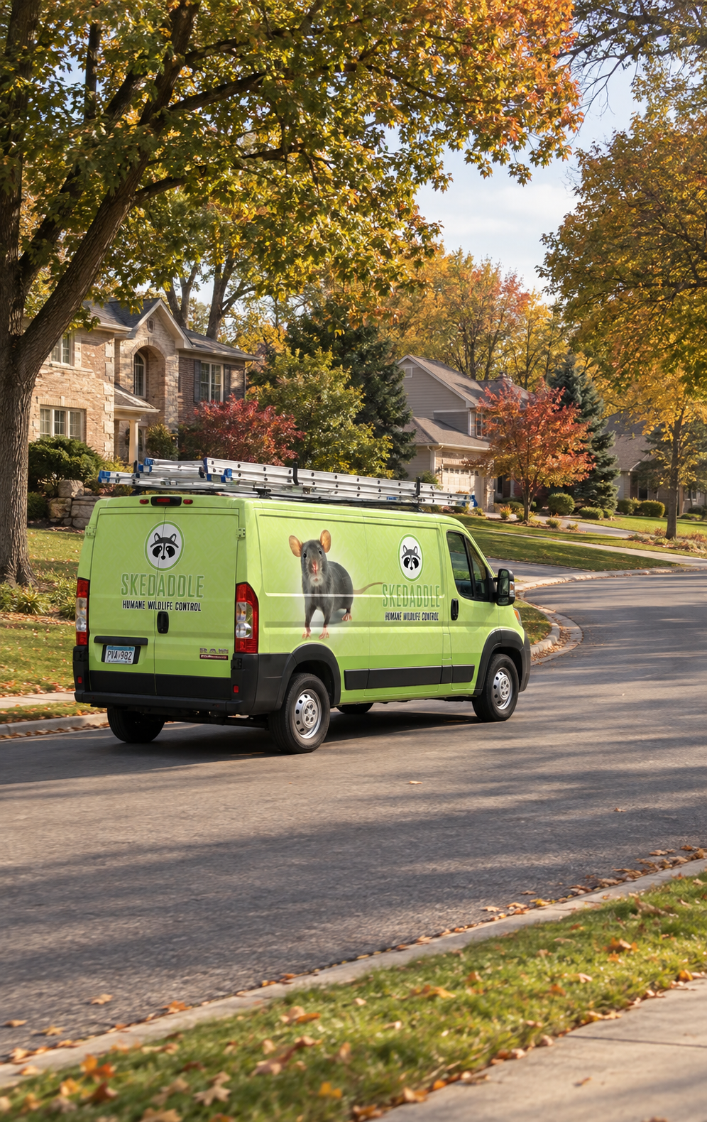 Skedaddle Humane Wildlife Control team member serving Eagan homeowner