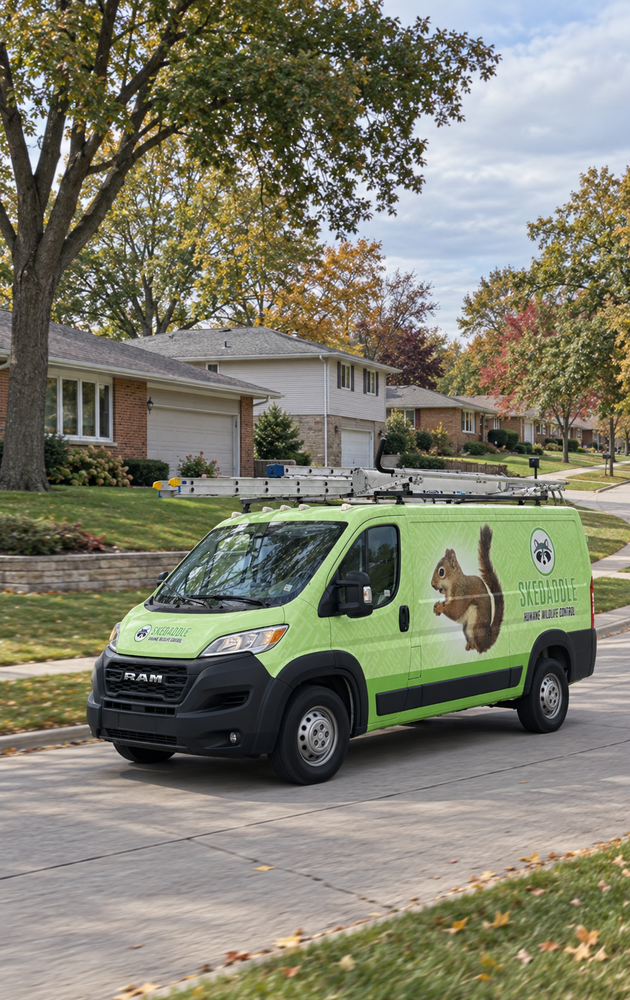 Skedaddle Humane Wildlife Control team member serving Greenfield homeowner