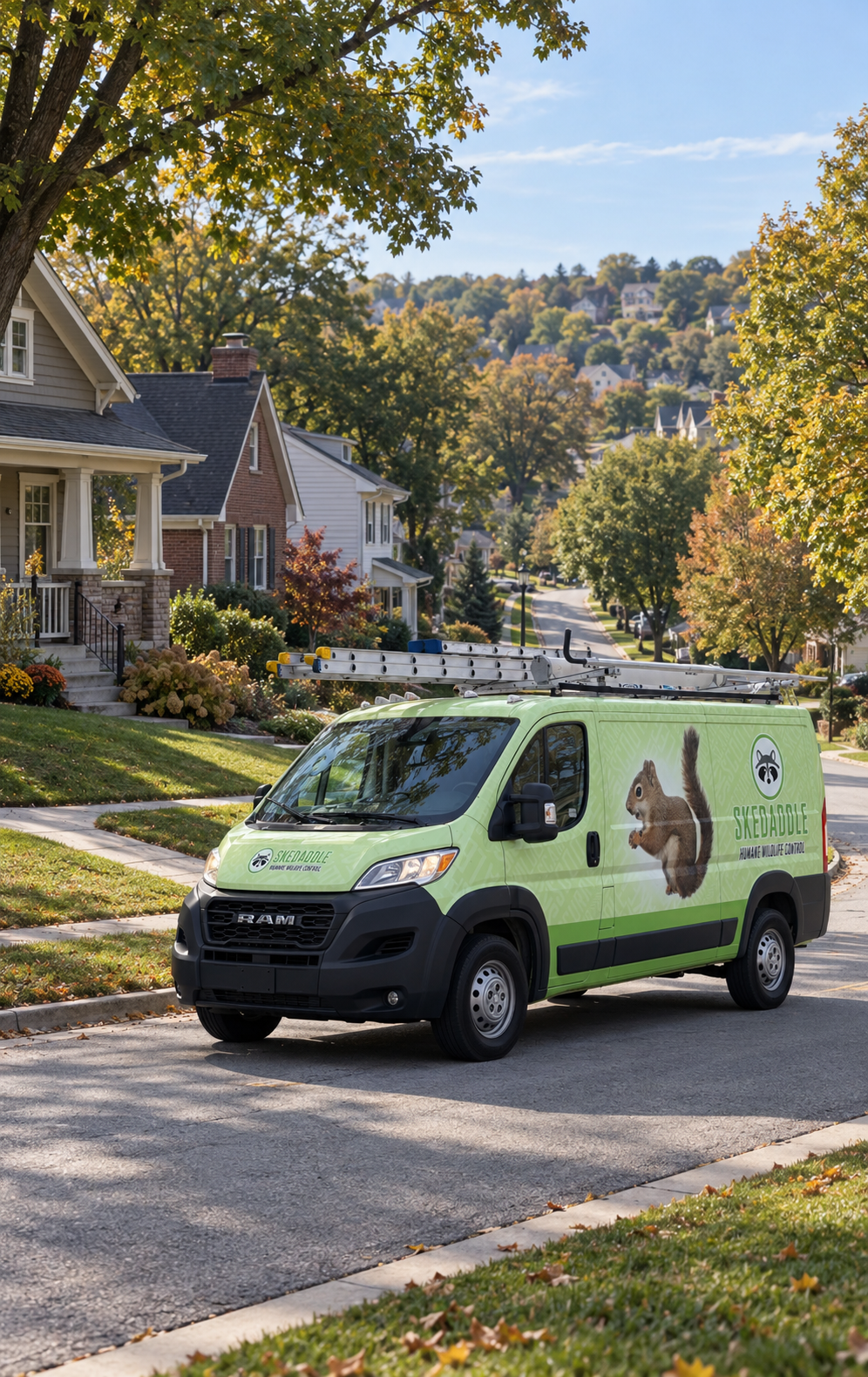 Skedaddle Humane Wildlife Control team member serving Mount Horeb homeowner