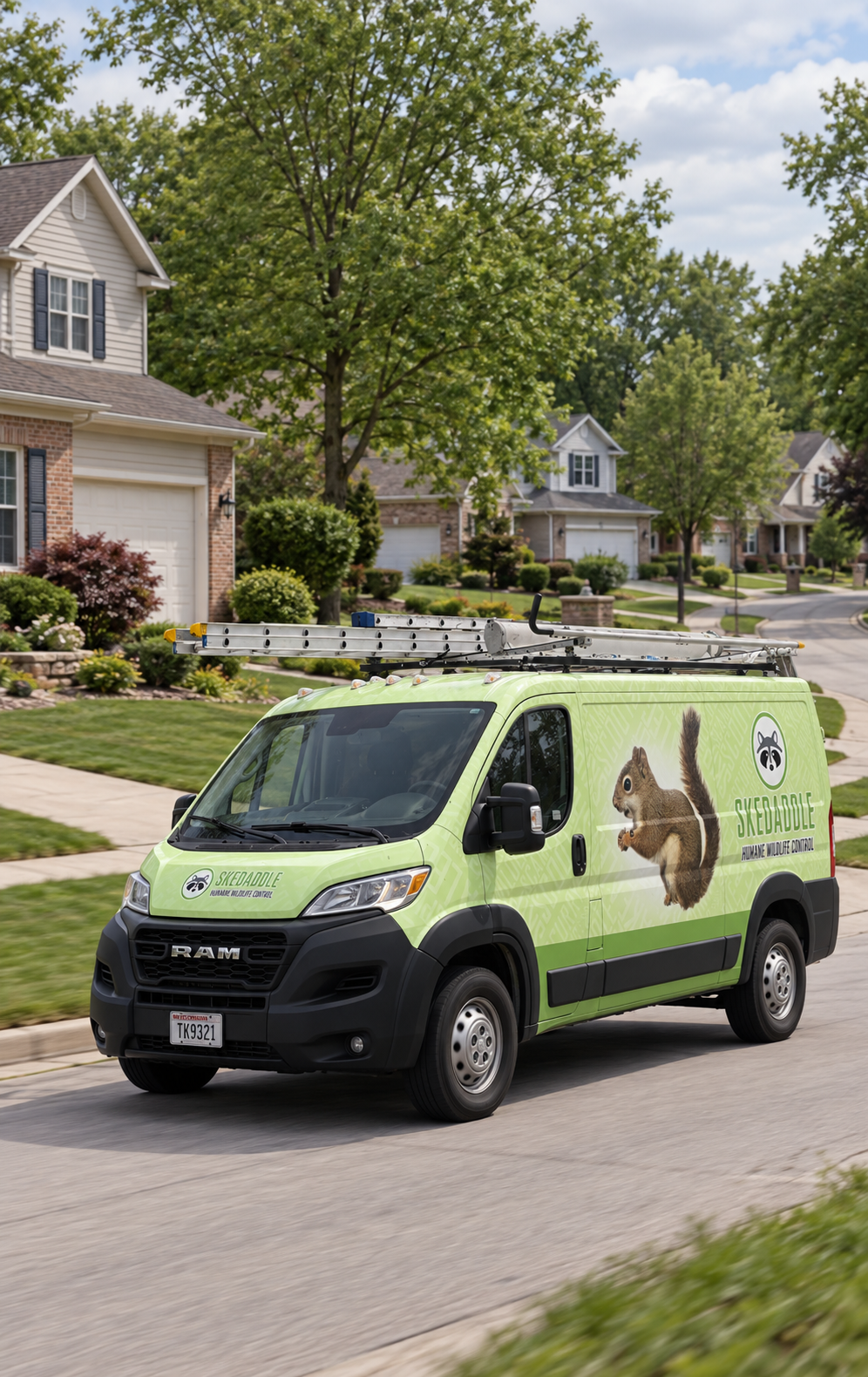 Skedaddle Humane Wildlife Control team member serving Pewaukee homeowner