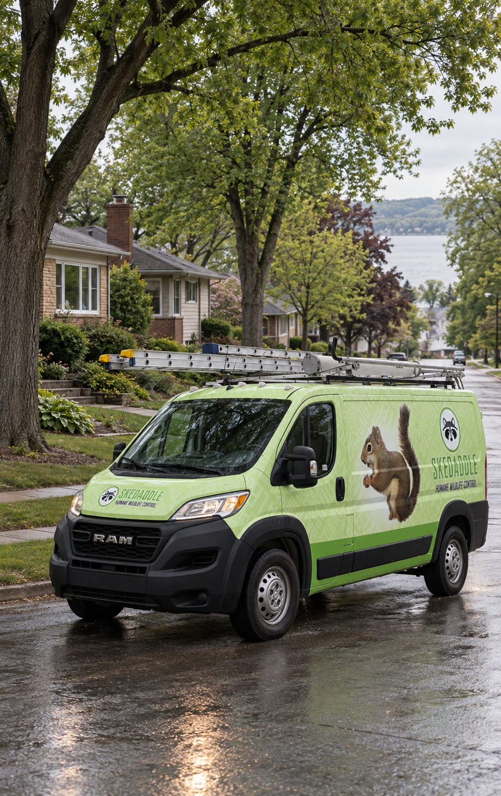 Skedaddle Humane Wildlife Control team member serving Waunakee homeowner