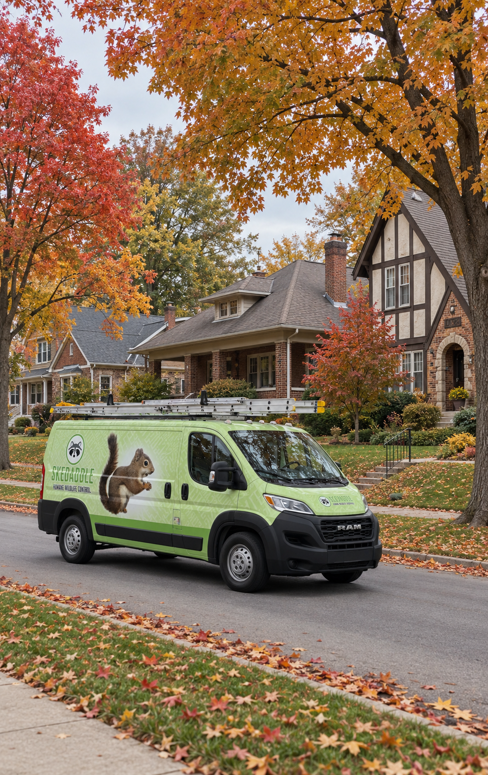 Skedaddle Humane Wildlife Control team member serving Wauwatosa homeowner