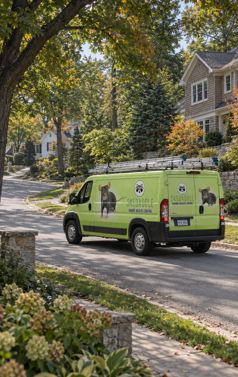 Skedaddle Humane Wildlife Control team member serving Wayzata homeowner