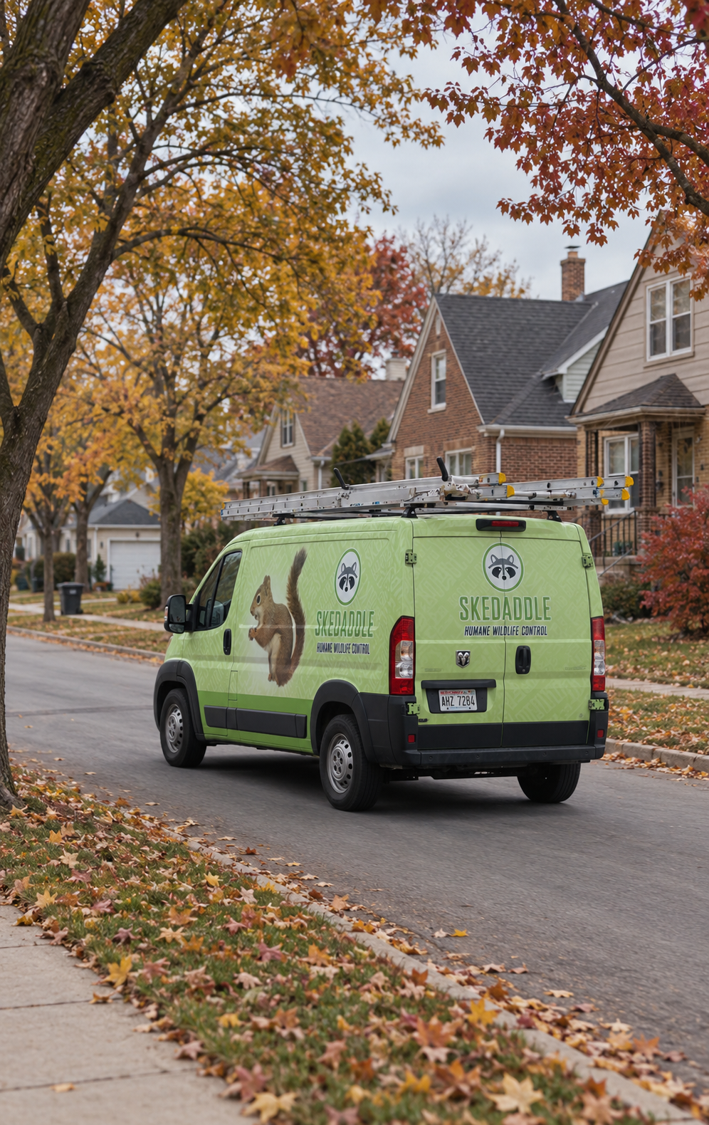 Skedaddle Humane Wildlife Control team member serving West Allis homeowner