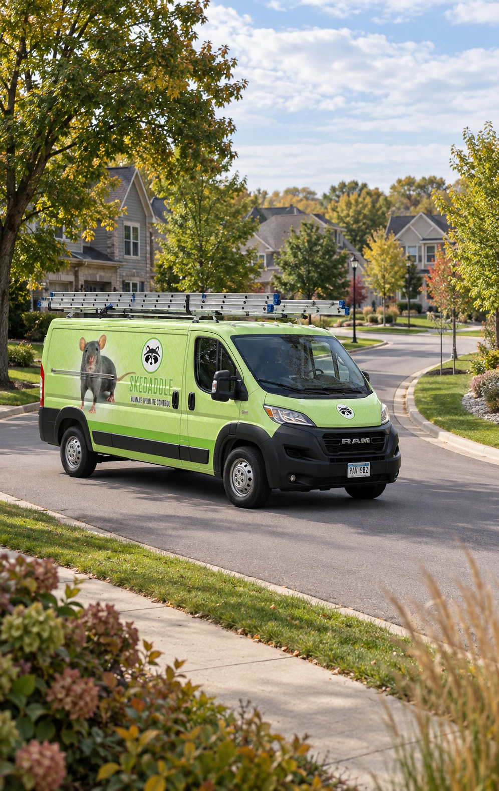 Skedaddle Humane Wildlife Control team member serving Woodbury homeowner
